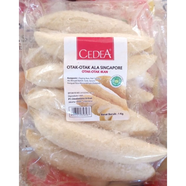 

Cedea/Otak-OtakSingapure/1kg/Frozendfood/Grosir