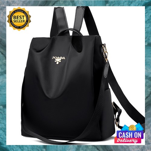 Korean Backpack Houndstooth Style Tas Ransel Wanita Fashion Import Batam Terbaru Kekinian Terlaris 2