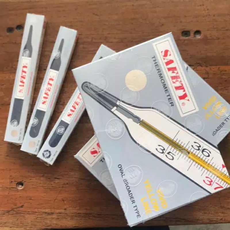 Thermometer Badan Safety | Termometer Suhu Tubuh Badan Manual