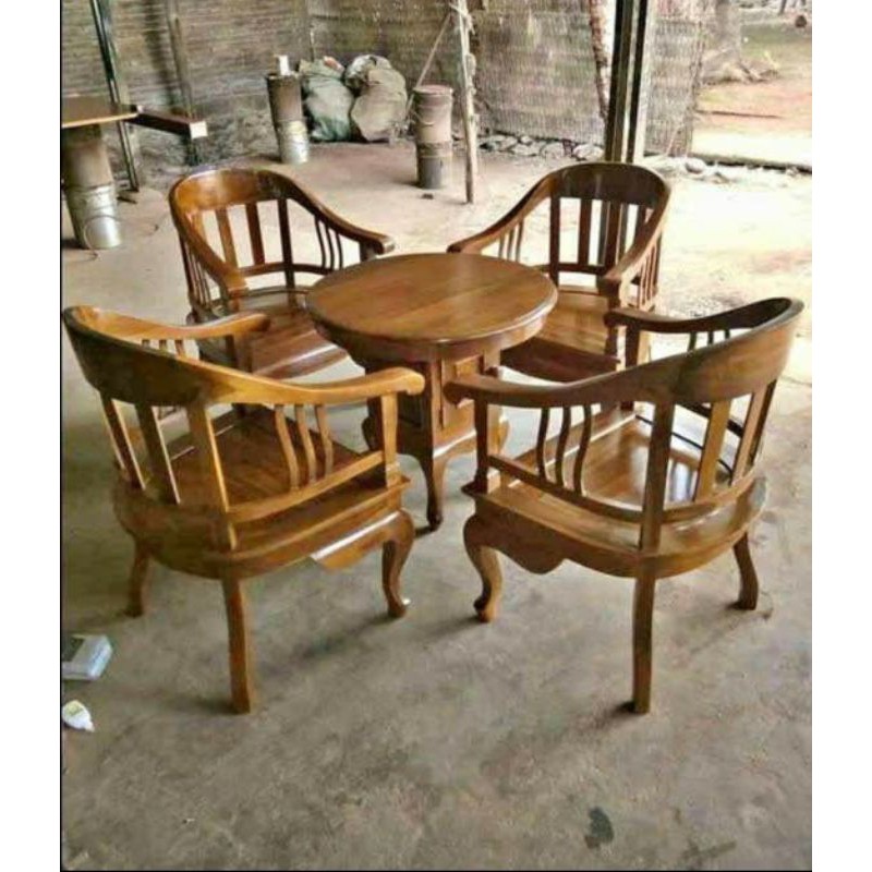 Kursi Teras betawi lenong Kursi tamu betawi lenong kursi betawi Jati Asli