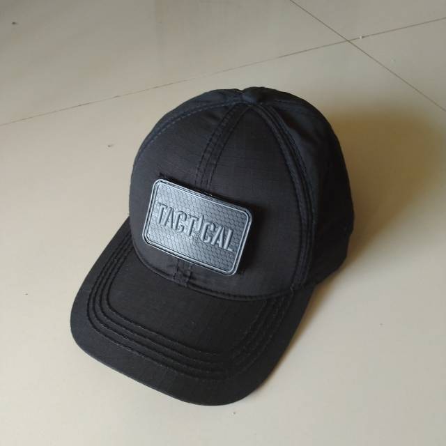 Topi rubber tactical - topi velcro
