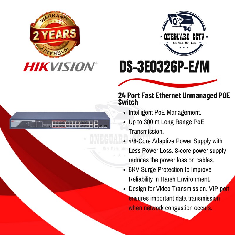 DS-3E0326P-E/M HIKVISION POE