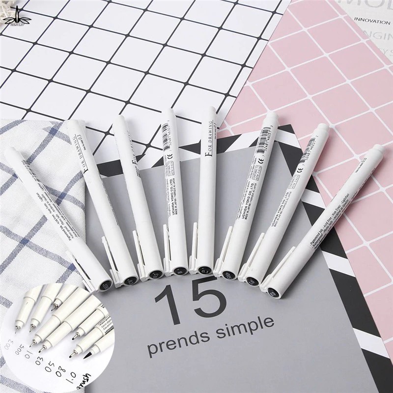 

INDORETAIL | Kreatif Penanda Artis Sketsa Hitam Pigmen Baik Liner Pen Set Untuk Desain Tahan Air