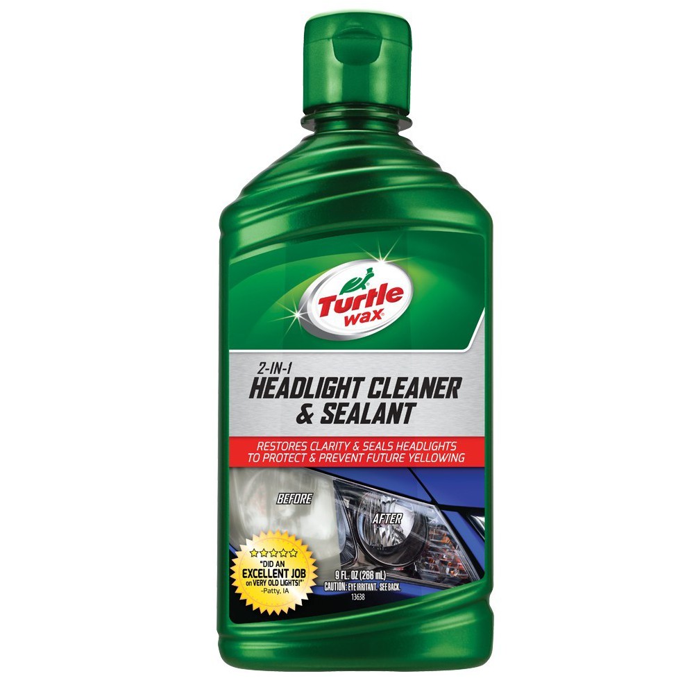 Turtle Wax Headlight Cleaner And  Sealant 266ml - Liquid / Hilangkan Oksidasi Dan Melindungi