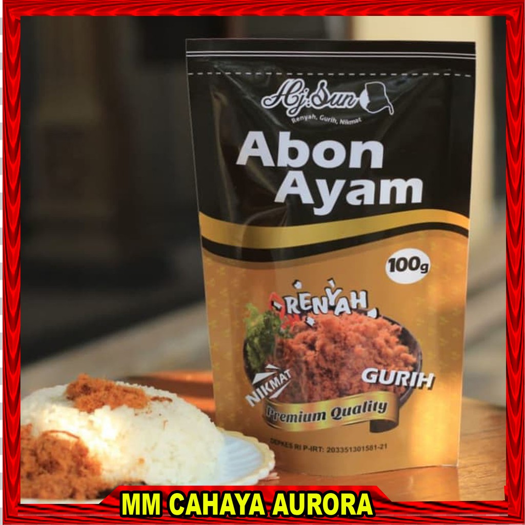 

Abon Ayam Nikmat Gurih Premium Quality