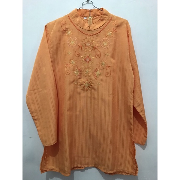 Blouse Tunic Motif Bunga