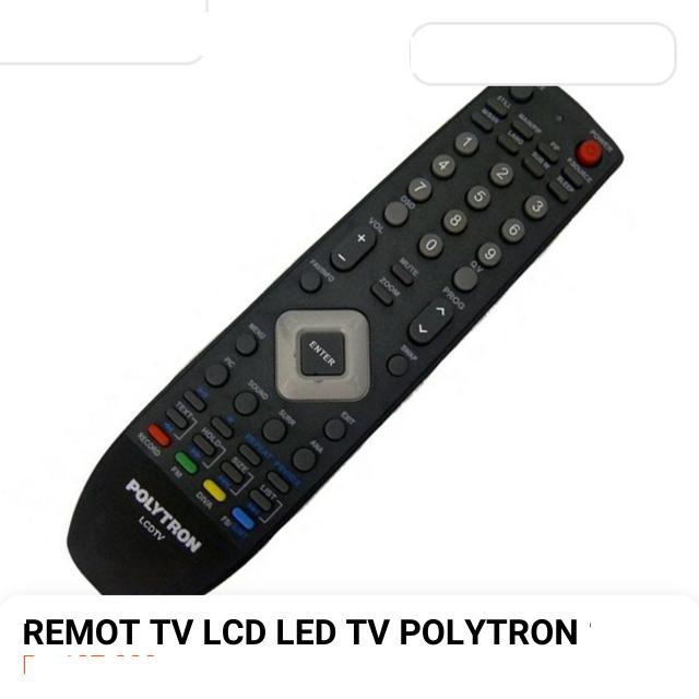 REMOTE TV LCD/LEC POLYTRON  HITAM NEW