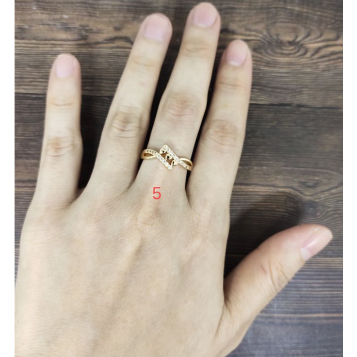 Fifi Fashion Cincin Fashion Model Perhiasan Lapis Emas C40