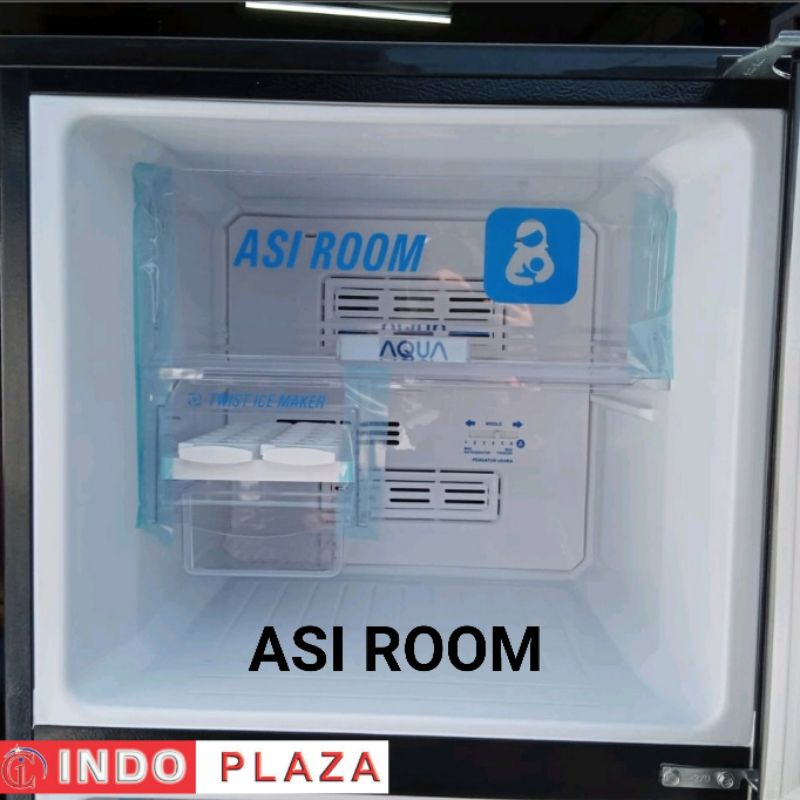 KULKAS AQUA 2 PINTU NEW 2021 with ASI ROOM AQR-D270 WDS