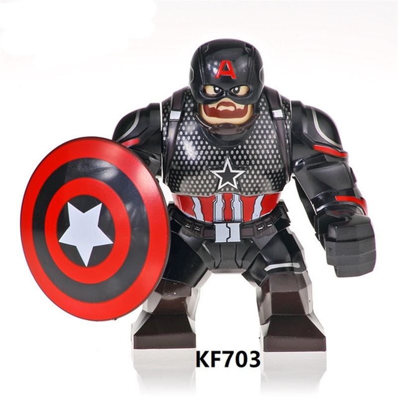 Mainan Action Figure Mini Model Superhero Marvel Captain America Dengan Topeng Perisai Untuk Anak