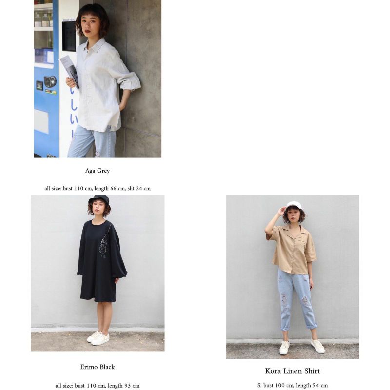 Eunoia x Nimbus Vol. IV - Ugo / Omu Jeans S M L / Daigo Ogimi Jumpsuit M / Kyowa Dress Latte / Niki 