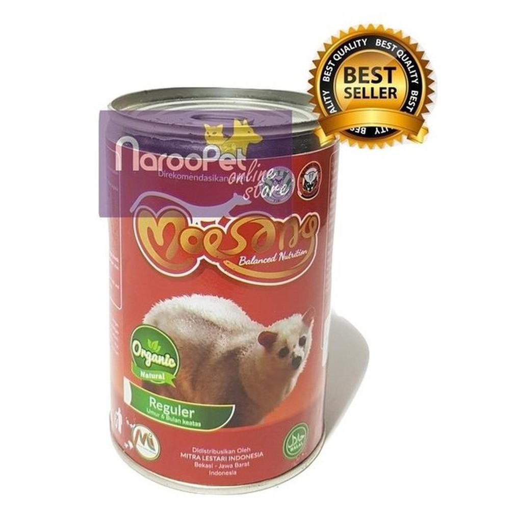 Promo Makanan Musang Kaleng Wet Can Food Moesang Chicken Flavor 400g perka Berkualitas