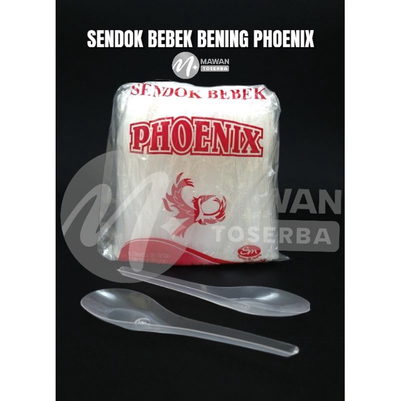 Jual Sendok Plastik Bebek Phoenix Bening Isi 144 Pcs Shopee Indonesia