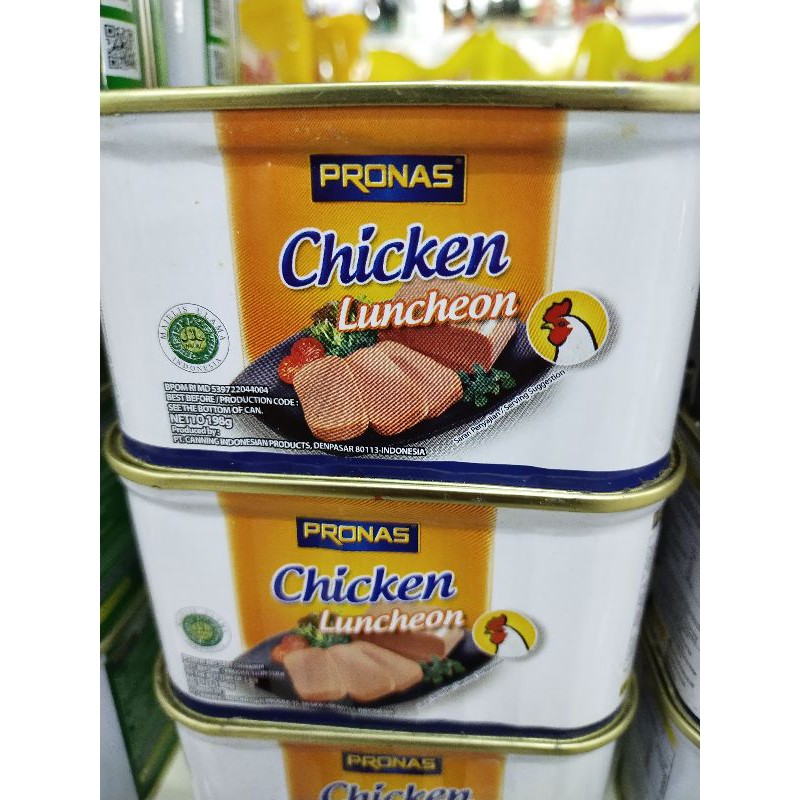 

Pronas Luncheon Ayam (Daging Ayam Blok Serbaguna) 198 gr