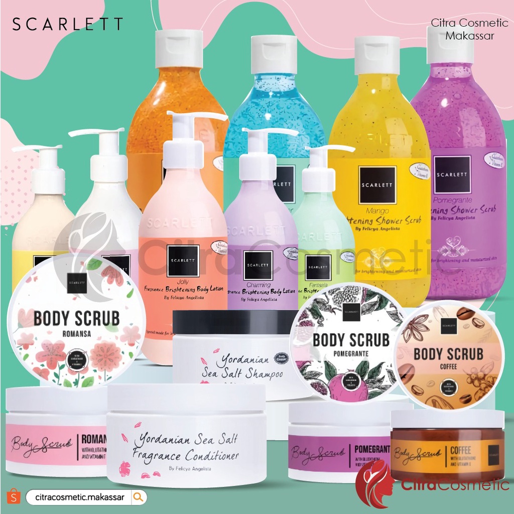 Scarlett Body &amp; Hair Care 300 Ml Body Lotion | Shower Scrub | Body Scrub | Hair Care