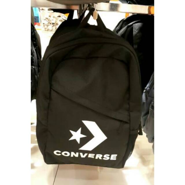 converse logo backpack with star print