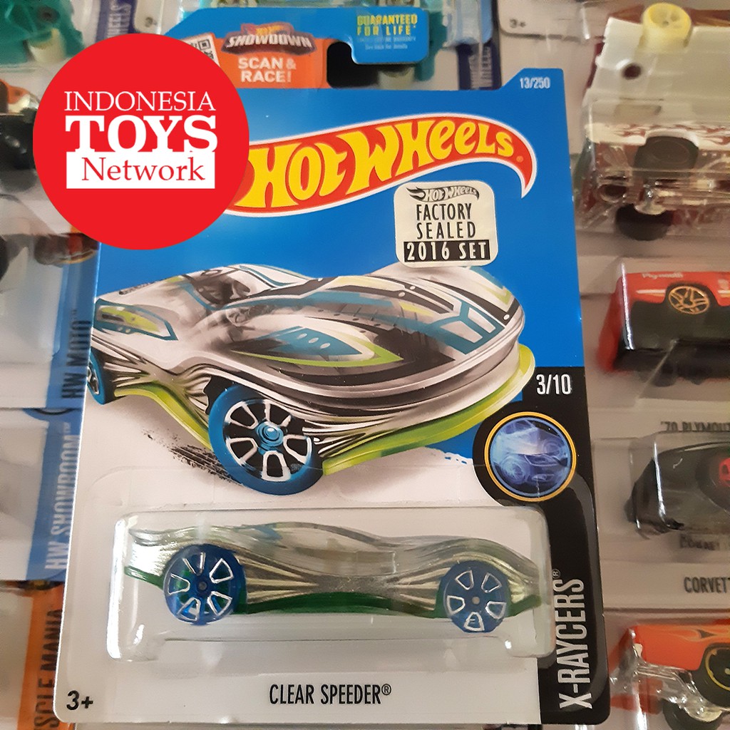 hot wheels clear speeder price