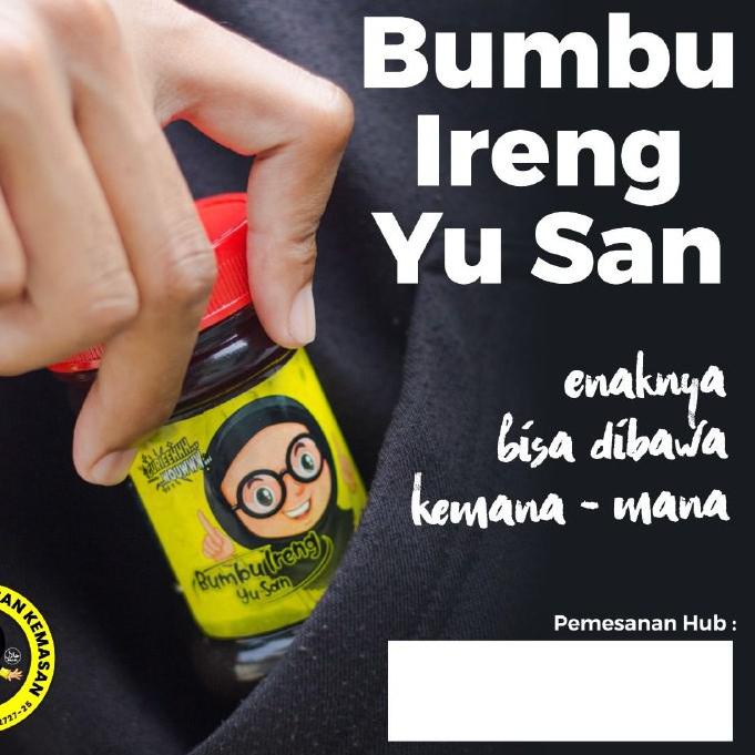 

11.11 STOK READY Bumbu Ireng Yu San yusan Pedas Kemasan Siap Saji