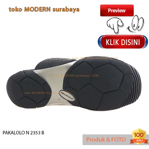 PAKALOLO N 2353 B sendal pria flat casual flip flop kulit