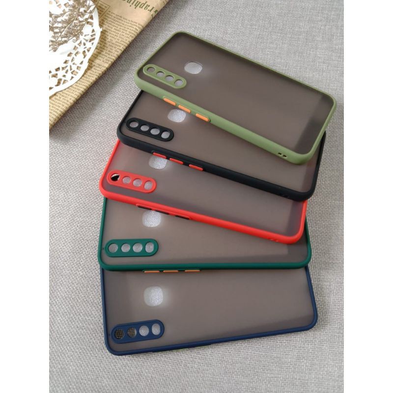 Case Armour Mate Doft Transparan Anti slip Samsung A11/A01/A10/A10s/A20/A30/A20s/A50/A50s/A21s/M30s