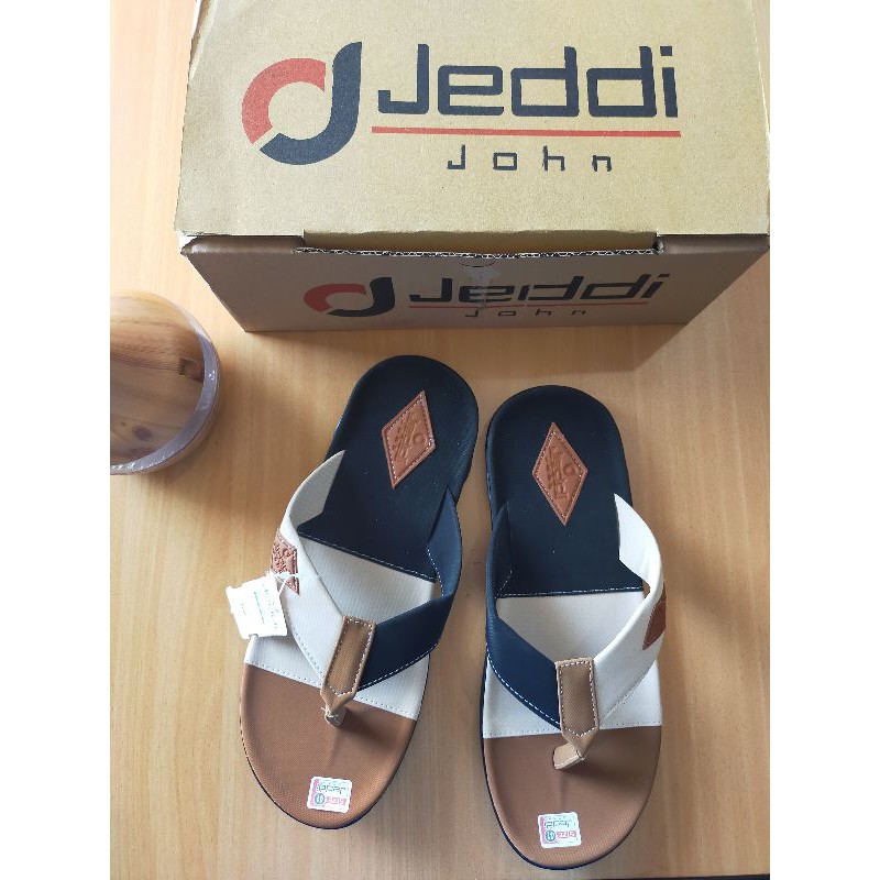 Sandal Jeddi Hawai (Man) Tan-Hitam