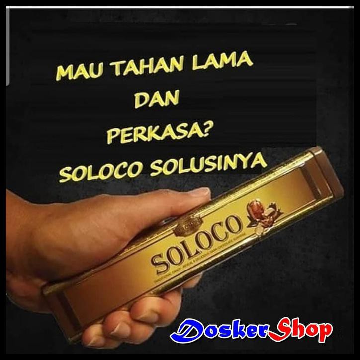 ✅  Permen Soloco Coklat Original Isi 3 Saloco Cokelat Or Solocco Soloco.2 ✅
