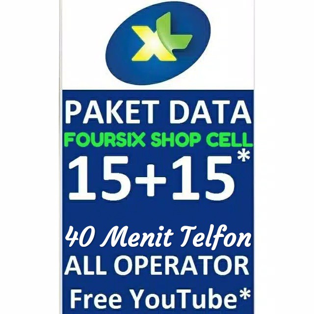 Paket Internet XL Xtra Combo dan VIP 30GB 35GB Kuota Data 15GB Reguler 15GB Youtube 40 Menit Telfon
