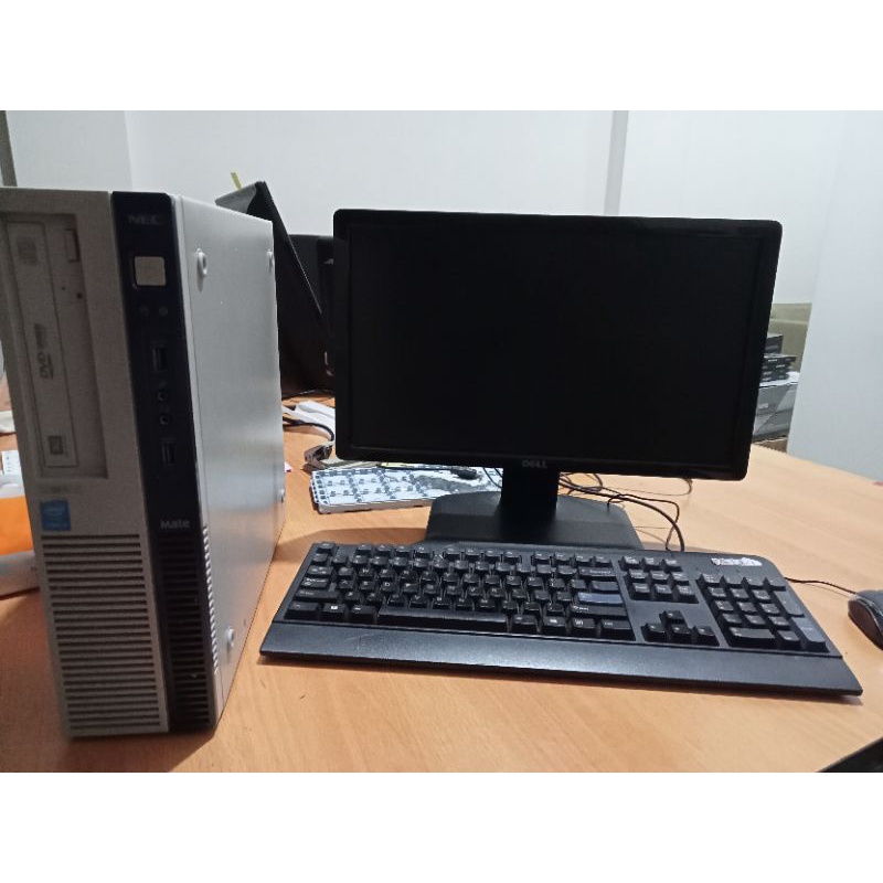 Komputer PC desktop NEC Intel procecor core i3 gen4 untuk kantor ,desain grafis,multimedia,admin online,komputer kasir DLL.Lengkap dan siap pakai dan lebih ramah lingkungan dgn desain yang menawan slim,Elegan Dan dinamis.