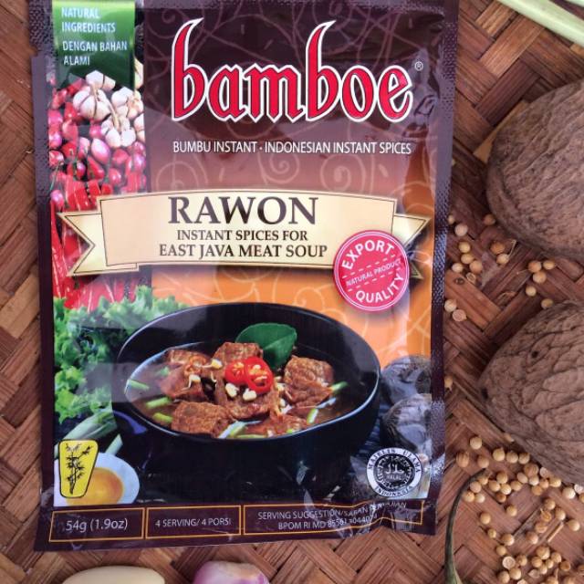 

Rawon daging bumbu Bamboe