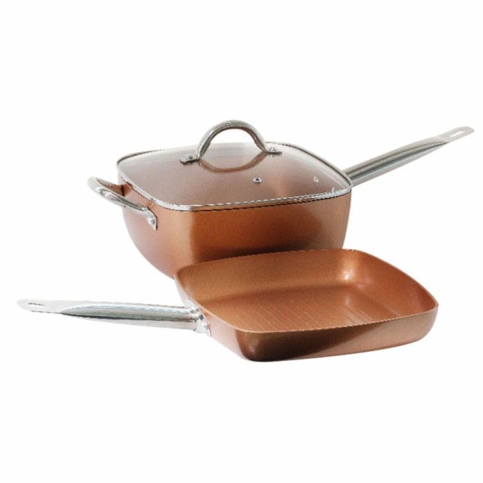 Ceramic Square Cookware Set Of 3