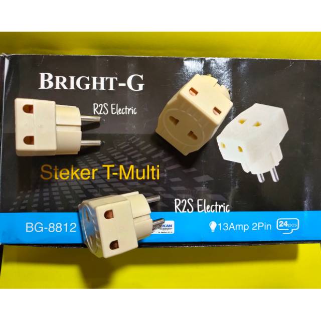 Steker T Multi Bright-G / Colokan T Multifungsi