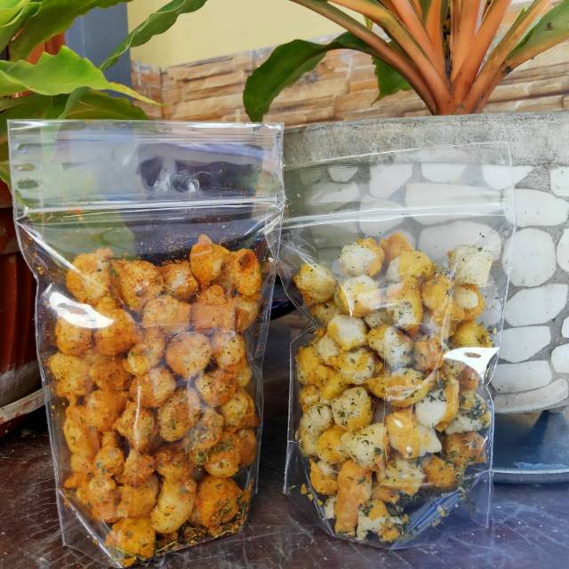 

Cemilan gurih makanan ringan enak, siomay kering kering bisa untuk seblak