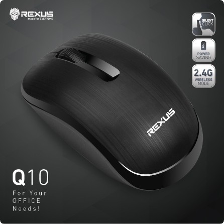 Rexus Q10 Mouse Wireless Office Silent Click