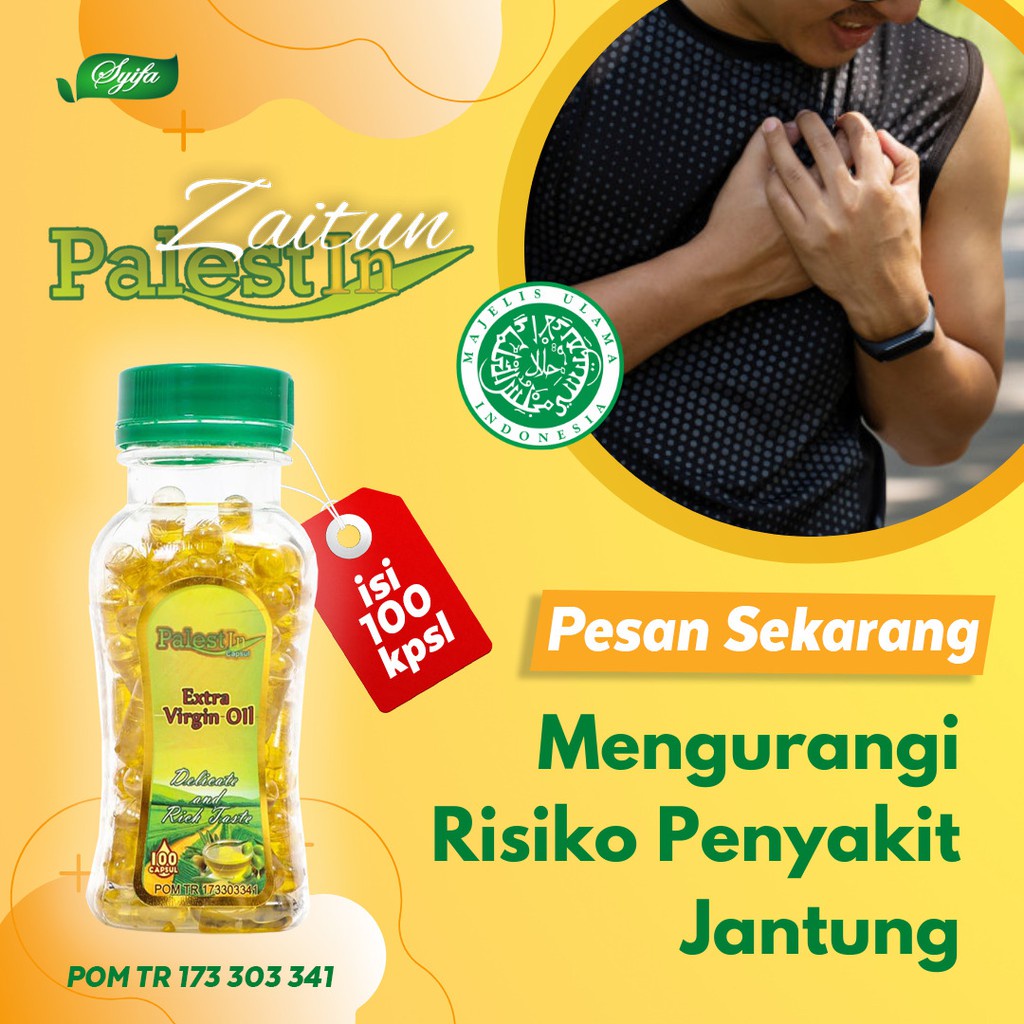 Kapsul Zaitun - Kapsul Zaitun Palestin - Kapsul Zaitun - Kapsul Zaitun 100 Kapsul