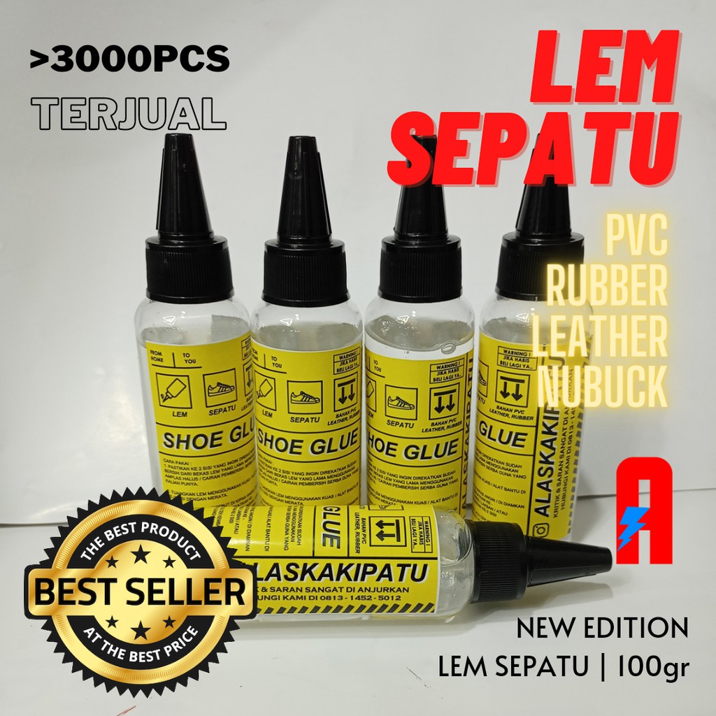 Lem sepatu magic glue untuk reglue lem bening