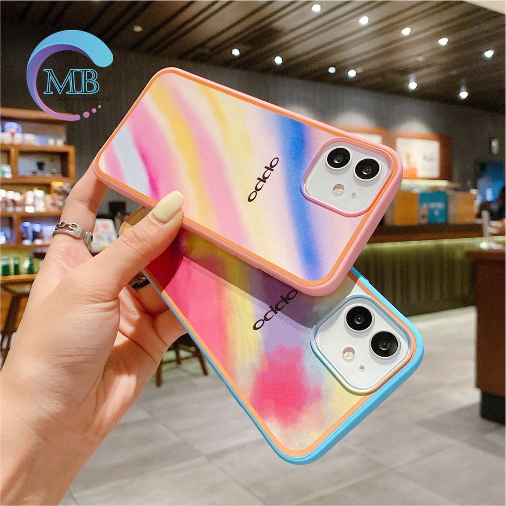 SS044 SOFTCASE RAINBOW OPPO A3S A5S F9 A7 A12 F1S RENO 4 4F 5F A59 A94 A11k A39 A71 A83 F5 F7 YOUTH MB2242