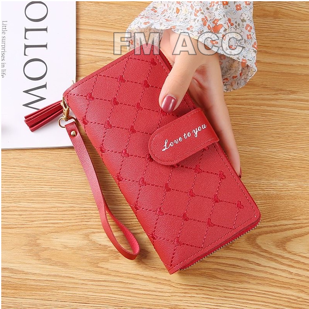 Dompet Wanita Lipat Panjang Dompet Wanita Korea Style Import Real Pict Harga Grosir