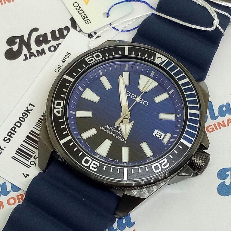 Seiko Prospex SRPD09K1 Black Samurai Ocean - Jam Tangan Pria SRPD09