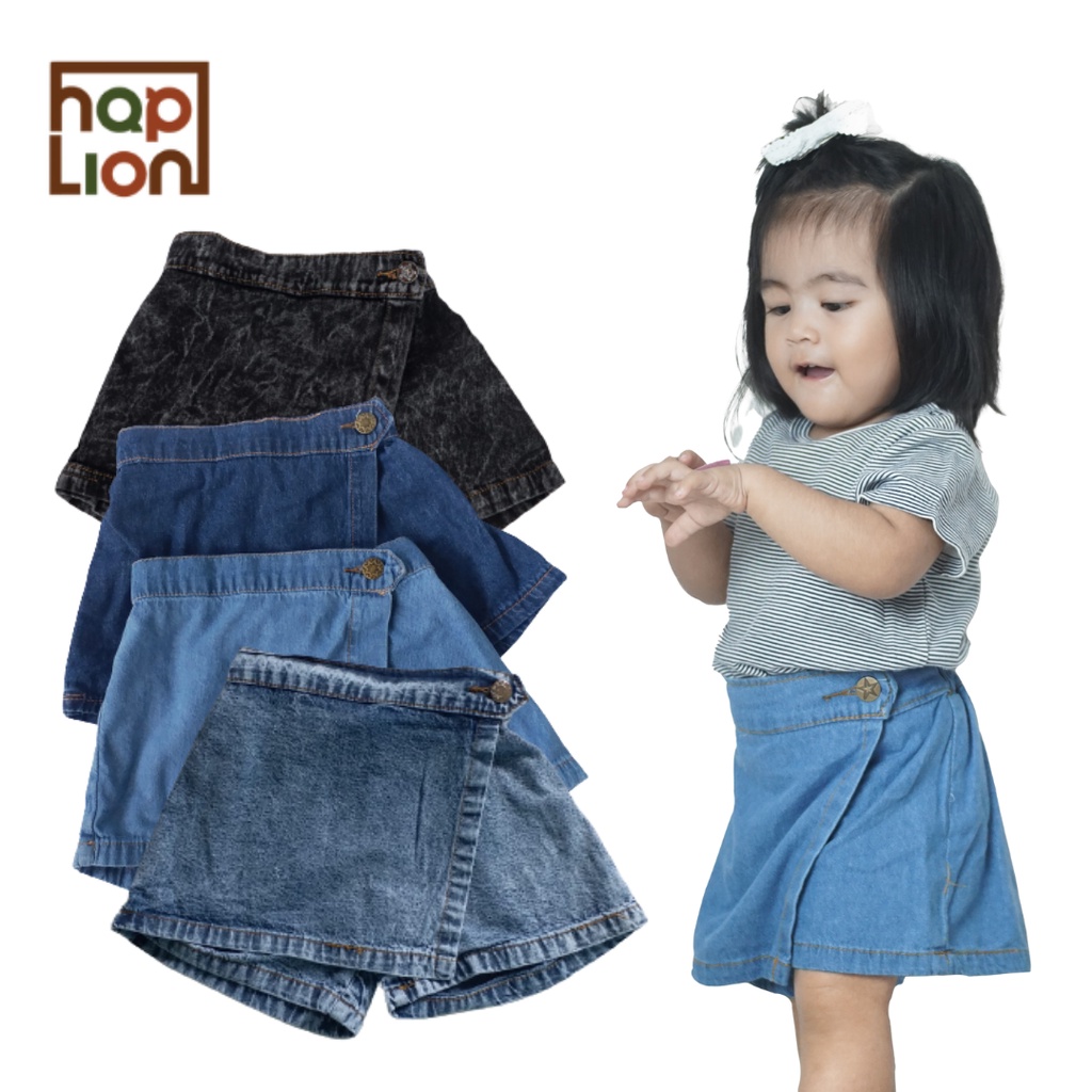 Rok Celana Anak Perempuan Pendek Jeans Rocela 1 - 6 Tahun | Haplion Kidswear