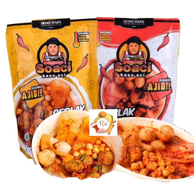 

Seblak Soaci/ Soaci Tulang Rangu /Soaci Mie Yamin