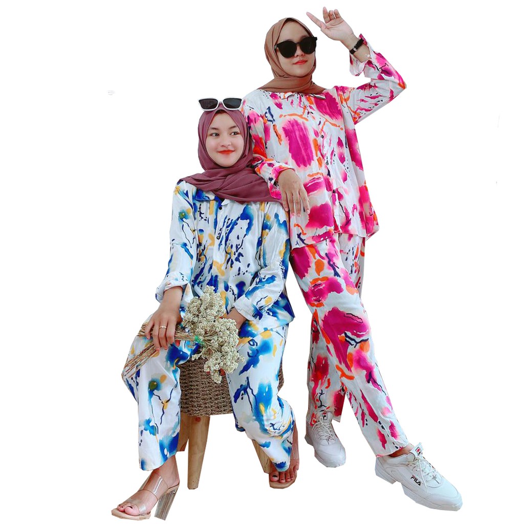 SETELAN BAJU WANITA ONE SET KEKINIAN TERBARU 2021 ARIA