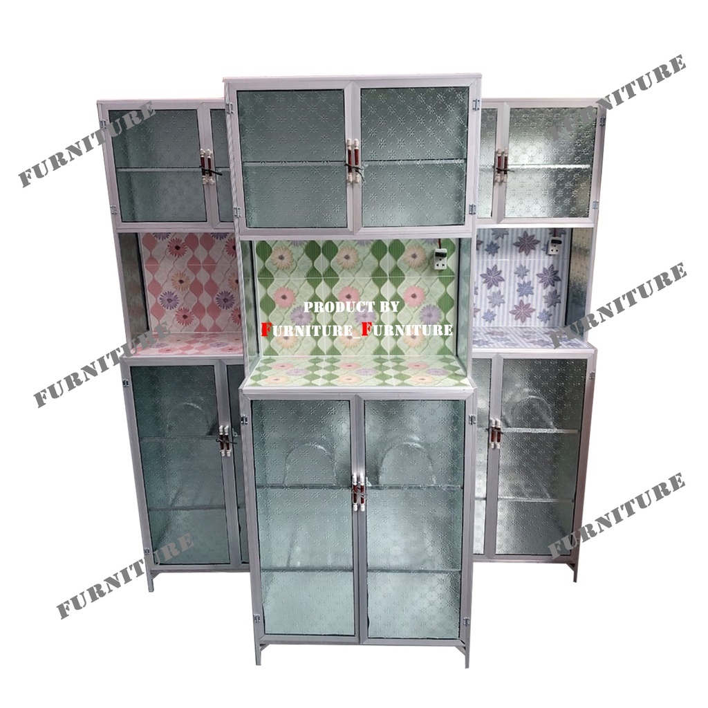 RAK PIRING MINI ALUMINIUM 2 PINTU