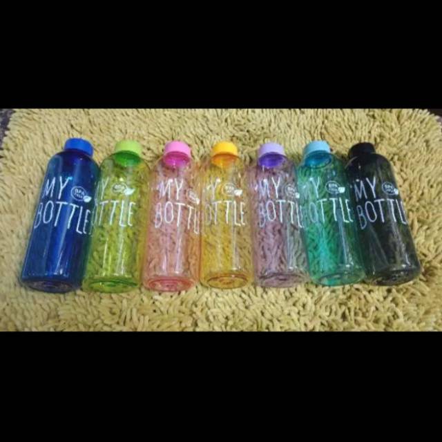 My Bottle 1 LITER + Pouch Warna Botol Tempat Minum / Infused Water FREE POUCH