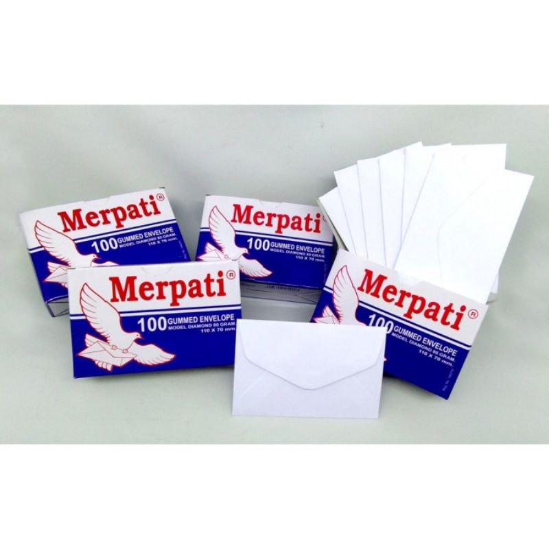 

amplop mini merpati 100gr 110x70mm kotak isi 100
