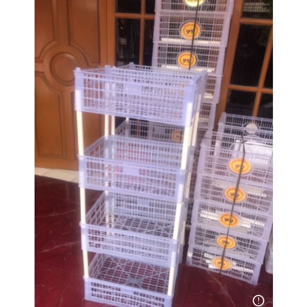 KERANJANG SUSUN RAK RAK DAPUR MENARU PAKAIAN