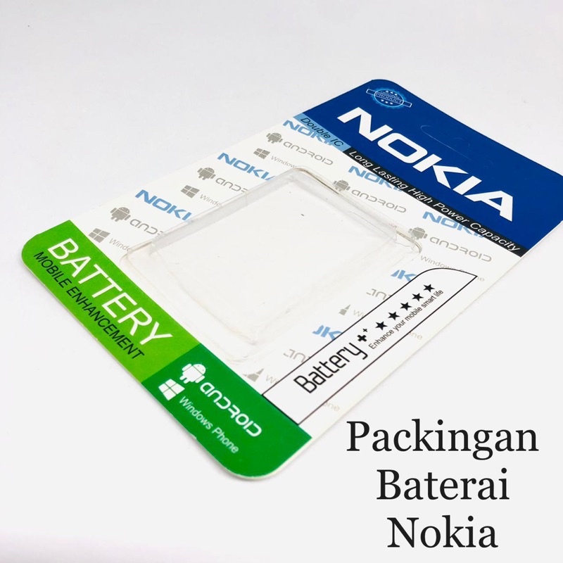 packingan baterai nokia original euro pack kotak universal batrai bahan bagus