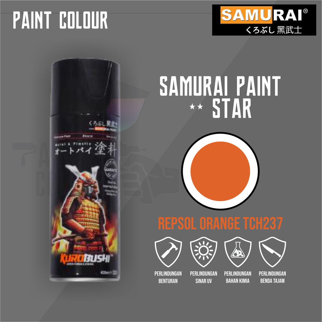 Samurai Paint TCH237** Repsol Orange T/C Cat Semprot