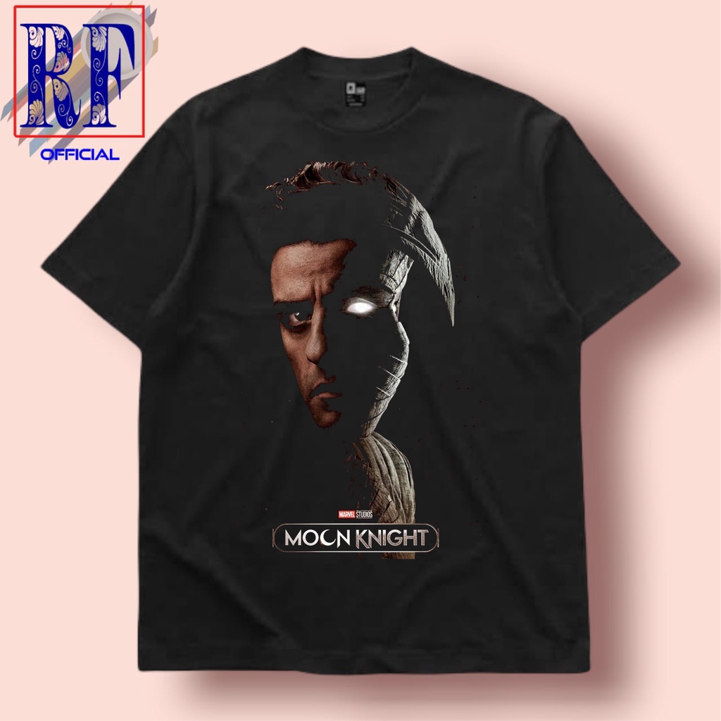 KAOS MOON KNIGHT | T-SHIRT VINTAGE STAR WARS COMIC MANDALORIAN | KAOS BAJU HITAM KOMIK MARVEL