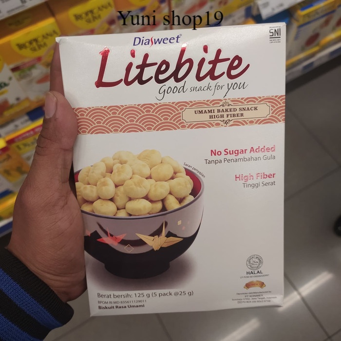 

diasweet litebite baked snack - biskuit no sugar tanpa gula 125gr