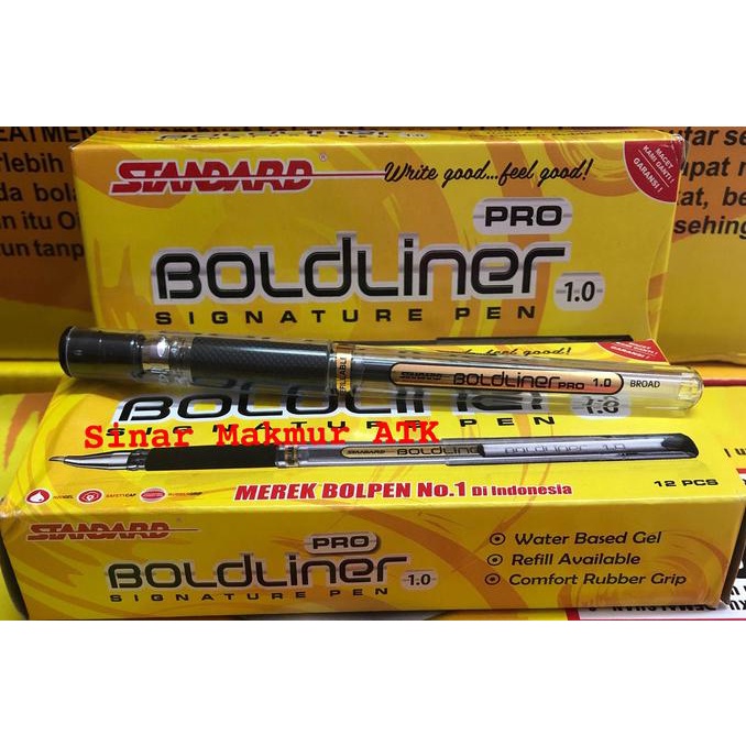 

Promo Awal tahun Pulpen / Ballpoint / Pen Standard Boldliner Pro 1.0 - Hitam Big Sale